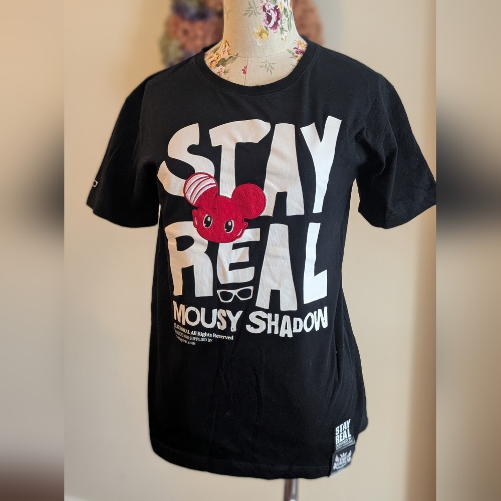 StayReal Mousy Shadow‎ Black shirt